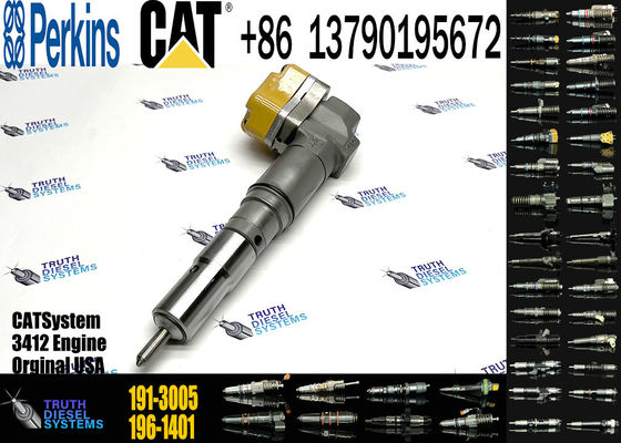 Common Rail injector 191-3005 198-4752 198-6877 20R-4147 Engine Parts Fuel Injectors For CAT Caterpillar 3412 engine
