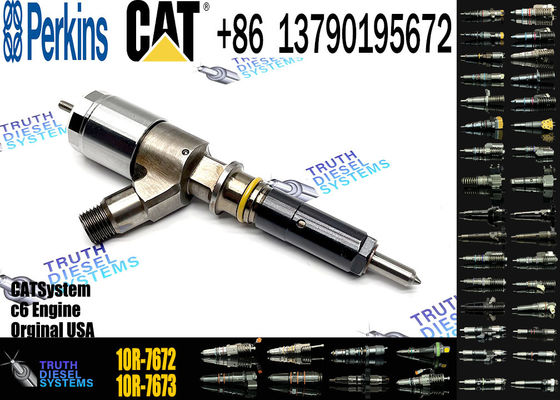 10R-7672 10R-7673 Common Rail Injector for Caterpillar CAT Perkins C6.6 C4.4 Engine