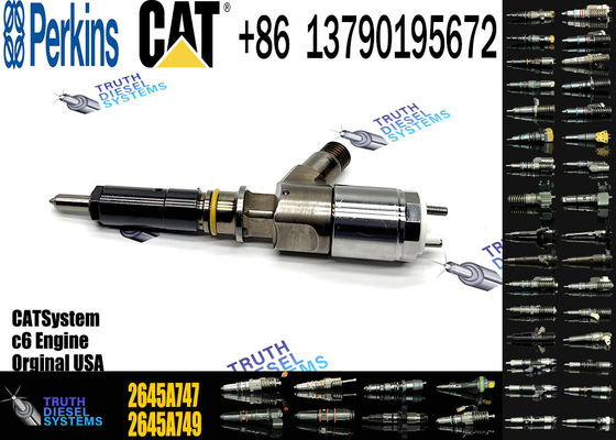 New Diesel Engine Fuel Injector Nozzle 320-0680 3200680 Diesel Injector 2645A747 For CAT 323D E323D C6.6 C4.4 Engine Parts