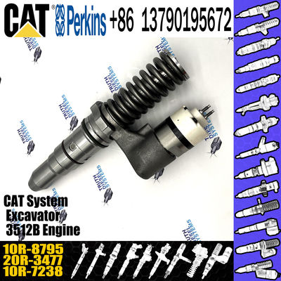 Diesel Fuel Injector 245-8272 10R-8795 For CAT 3512C Engine Industrial 10R8795  2458272