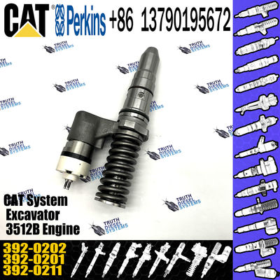 392-0202 High Quality Diesel Engine Fuel Injector 3920202 20R-1266 For Caterpillar 3512B 3516B