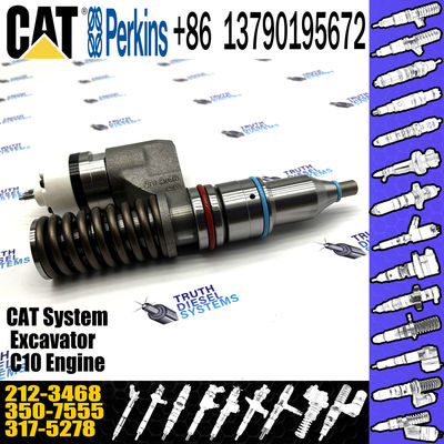 Diesel Engine Fuel Injector Excavator Accessories Diesel Motor Parts 2123468 212-3468 for Caterpillar CAT C-12 C12 SBF21