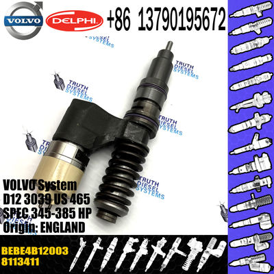 engine fuel injector common rail fuel injector 8113411 BEBE4B12003 for FH12 FM12 NH 12 with genuine quality