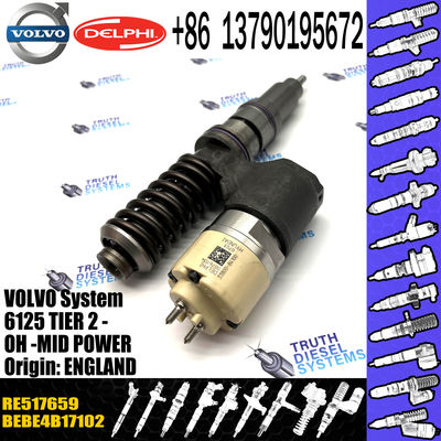 Fuel Injector RE517659 Common Rail Injector RE517659 RE566205 for 6125 TIER 2 -OH - MID POWER