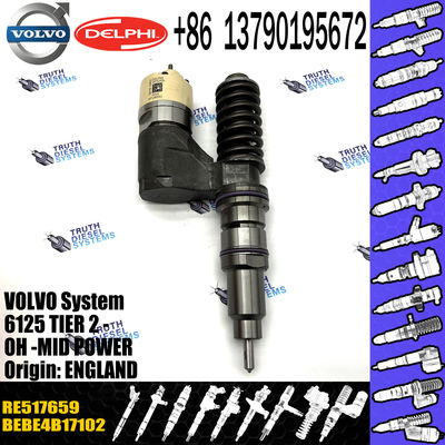 Fuel Injector RE517659 Common Rail Injector RE517659 RE566205 for 6125 TIER 2 -OH - MID POWER