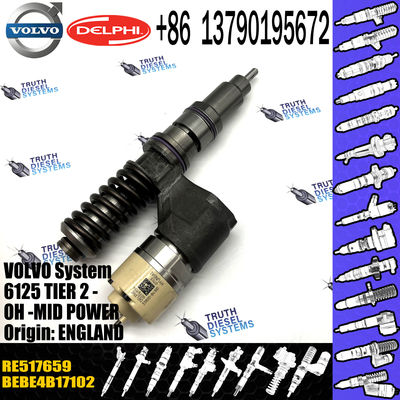 Fuel Injector RE517659 Common Rail Injector RE517659 RE566205 for 6125 TIER 2 -OH - MID POWER