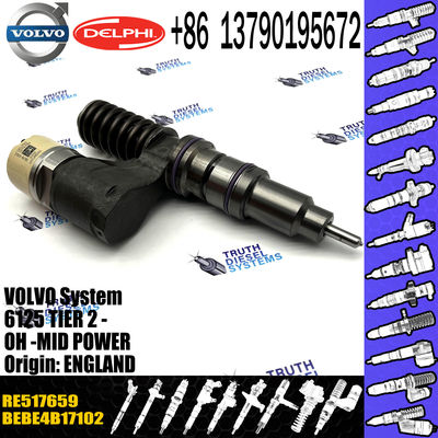 Fuel Injector RE517659 Common Rail Injector RE517659 RE566205 for 6125 TIER 2 -OH - MID POWER