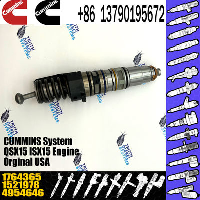 1764365 Genuine Diesel QSX15 Engine Common Rail Fuel Injector 1521978 570016 4954646 4076963 For Scania