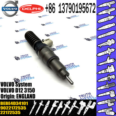 original Diesel Fuel Injector 22172535 BEBE4D34101 9022172535 E3.18 for VOL D12 3150
