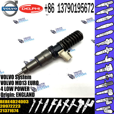 Direct Sale Diesel Fuel Injector 20972223 21371674 BEBE4D24003 For VOL MD13 EURO 4 LOW POWER