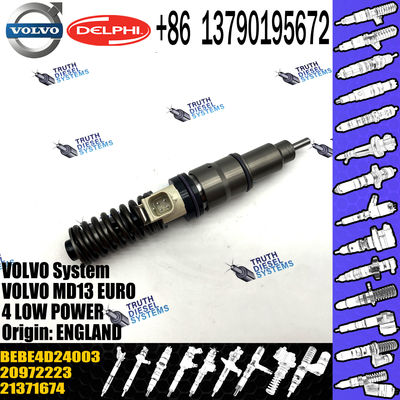 Direct Sale Diesel Fuel Injector 20972223 21371674 BEBE4D24003 For VOL MD13 EURO 4 LOW POWER