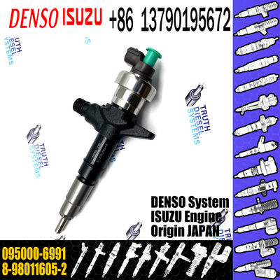 Rail 4JK1 Fuel Injector 095000-6990 095000-6991 For ISUZU 8-98011605-2 8-98011605-3