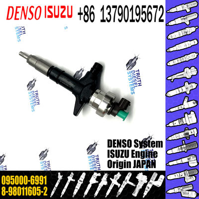 Rail 4JK1 Fuel Injector 095000-6990 095000-6991 For ISUZU 8-98011605-2 8-98011605-3