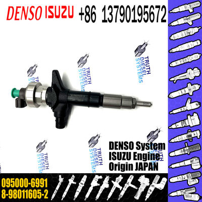 Rail 4JK1 Fuel Injector 095000-6990 095000-6991 For ISUZU 8-98011605-2 8-98011605-3