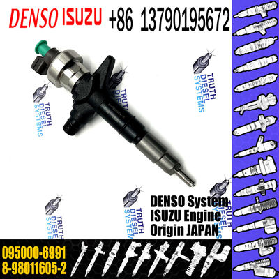 Rail 4JK1 Fuel Injector 095000-6990 095000-6991 For ISUZU 8-98011605-2 8-98011605-3