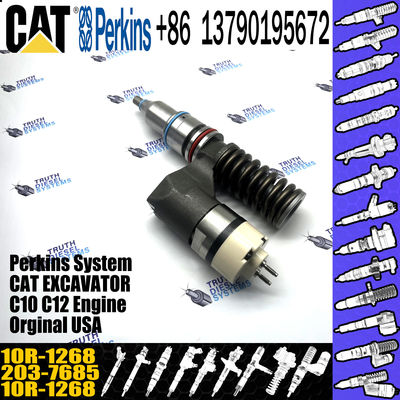 C10 C12 Engine CPT372 EXCAVATOR Fuel Injector 2037685 10R1268 203-7685 10R-1268 For CAT 345B II MH 365B II 365B L