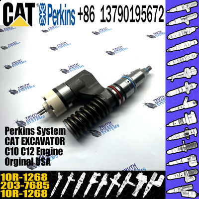C10 C12 Engine CPT372 EXCAVATOR Fuel Injector 2037685 10R1268 203-7685 10R-1268 For CAT 345B II MH 365B II 365B L