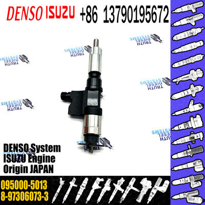 Hot sale Excavator Parts Diesel Fuel Injector 095000-5013 Common Rail Injector 8-97306073-3