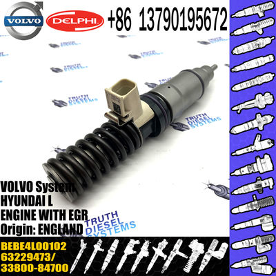 BEBE4L00102 Excavator Parts Common Rail Fuel Injector 21582096