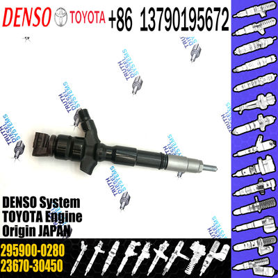 diesel fuel common rail injector 295900-0210 23670-30450 295900-0280 for Hilux 2KD for toyota
