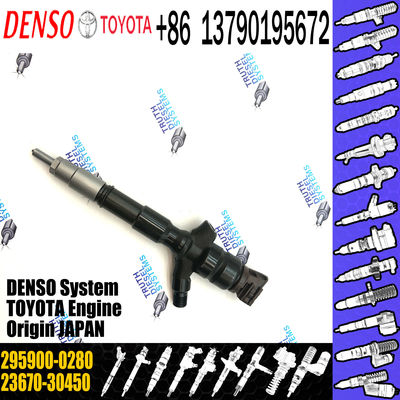 diesel fuel common rail injector 295900-0210 23670-30450 295900-0280 for Hilux 2KD for toyota