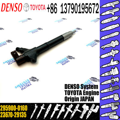 Rail Fuel Injector 295900-0160 23670-29135 23670-0R080 23670-26050 For Toyota