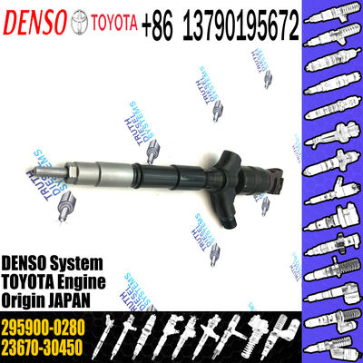 Diesel fuel common rail injector 295900-0210 23670-30450 295900-0280 for Hilux 2KD for toyota