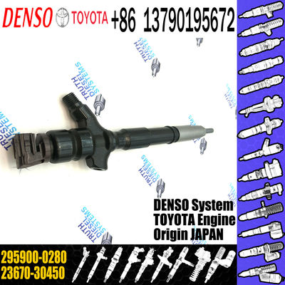Diesel fuel common rail injector 295900-0210 23670-30450 295900-0280 for Hilux 2KD for toyota
