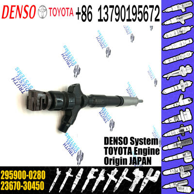 Diesel fuel common rail injector 295900-0210 23670-30450 295900-0280 for Hilux 2KD for toyota