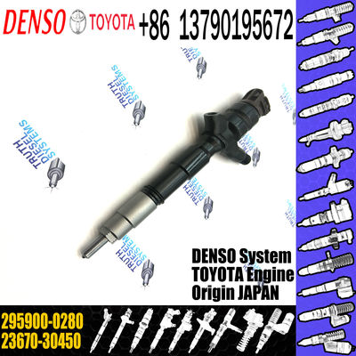 Diesel fuel common rail injector 295900-0210 23670-30450 295900-0280 for Hilux 2KD for toyota
