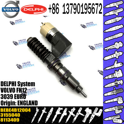 diesel fuel injector 3155040, 8113409, BEBE4B12001, BEBE4B12004 FOR VOL Trucks D12C340, D12C380, D12C420