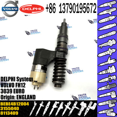 diesel fuel injector 3155040, 8113409, BEBE4B12001, BEBE4B12004 FOR VOL Trucks D12C340, D12C380, D12C420
