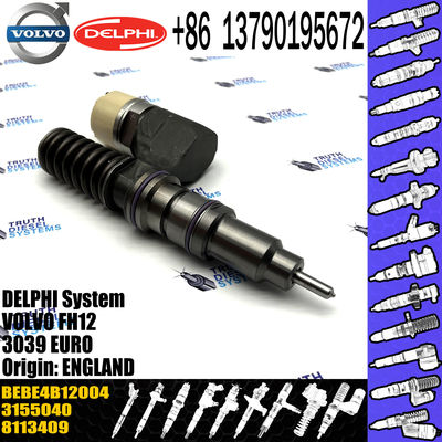 diesel fuel injector 3155040, 8113409, BEBE4B12001, BEBE4B12004 FOR VOL Trucks D12C340, D12C380, D12C420