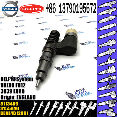 BEBE4B12001 BEBE4B12004 3155040 8113409 FOR FH12 FM12 12.1D ENGINE VOL diesel common rail injector