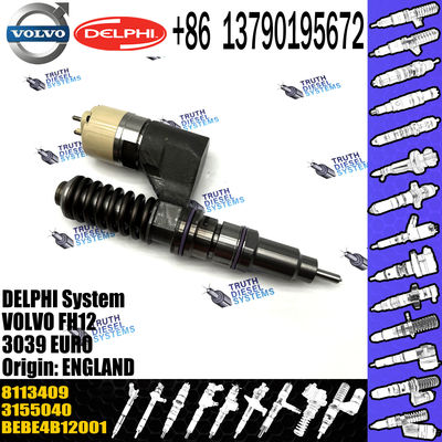 BEBE4B12001 BEBE4B12004 3155040 8113409 FOR FH12 FM12 12.1D ENGINE VOL diesel common rail injector