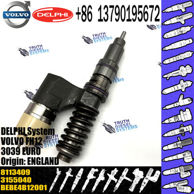 BEBE4B12001 BEBE4B12004 3155040 8113409 FOR FH12 FM12 12.1D ENGINE VOL diesel common rail injector