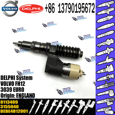 BEBE4B12001 BEBE4B12004 3155040 8113409 FOR FH12 FM12 12.1D ENGINE VOL diesel common rail injector