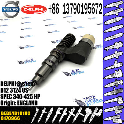 Huida D12 engine fuel injector common rail fuel injector 8170966 BEBE4B10102 for with genuine quality