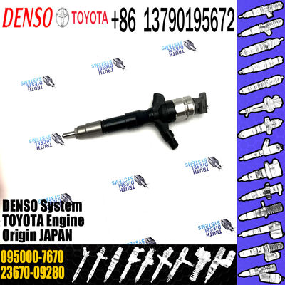 Brand New Common Rail Fuel Injector 095000-7670 23670-09280 for TOYOTA