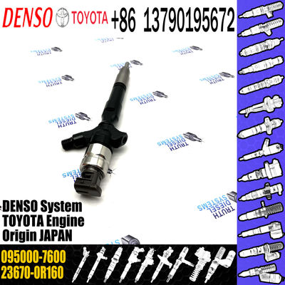 injector nozzle 23670-0R160 095000-7600 injector for Toyota 2AD-FTV Avensis common rail injector