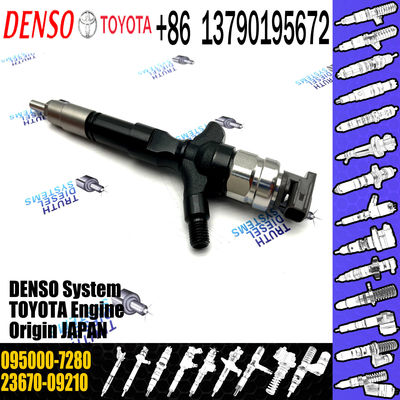 High Quality Common Rail Fuel Injector 095000-7280 For TOYOTA 23670-09210