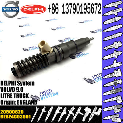Fuel Injector BEBE4D11001 20500620 20747798 for Excavator EC460B EC360B Diesel Engine D12D