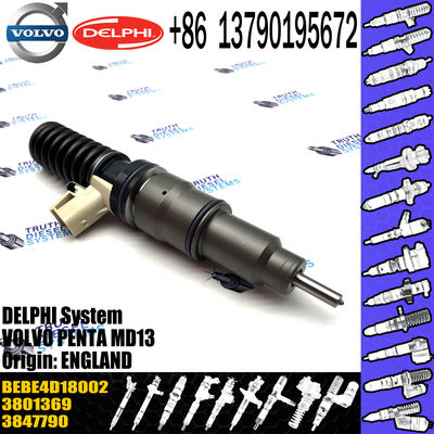 High Quality 4 pin Diesel Fuel Injector 3801369 Common Rail Injector BEBE4D18002 For VOL Truck PENTA MD13