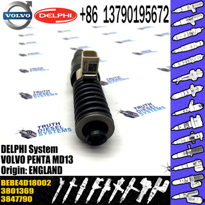 High Quality 4 pin Diesel Fuel Injector 3801369 Common Rail Injector BEBE4D18002 For VOL Truck PENTA MD13