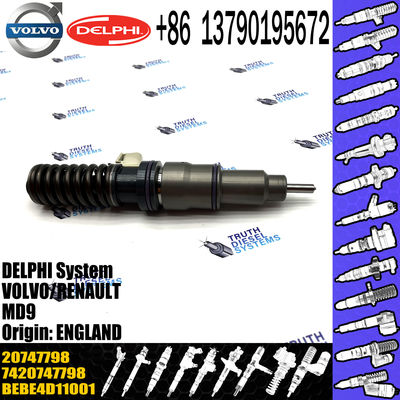 Fuel Injector BEBE4D11001 20500620 20747798 for Excavator EC460B EC360B Diesel Engine D12D