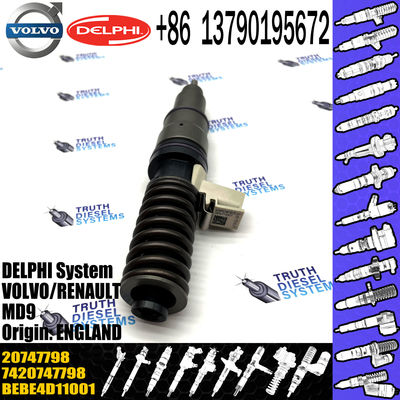 Fuel Injector BEBE4D11001 20500620 20747798 for Excavator EC460B EC360B Diesel Engine D12D