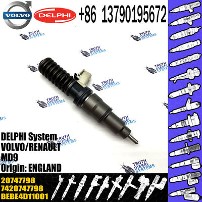Fuel Injector BEBE4D11001 20500620 20747798 for Excavator EC460B EC360B Diesel Engine D12D