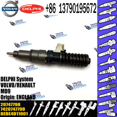 Fuel Injector BEBE4D11001 20500620 20747798 for Excavator EC460B EC360B Diesel Engine D12D