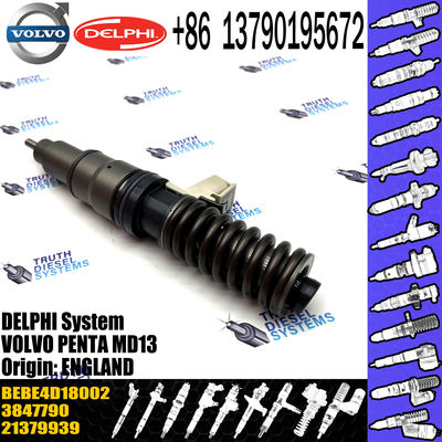 High Quality 4 pin Diesel Fuel Injector 3801369 Common Rail Injector BEBE4D18002 For VOL Truck PENTA MD13