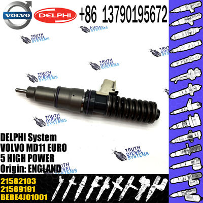diesel fuel injector 21569191 21207143 7421207143 21582103 for VOL TRUCKS D11C common rail injector 21569191 BEBE4J000